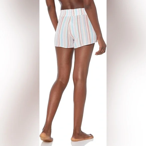 PJ Salvage Women’s Loungewear Saturday Morning Stripe Short, size L NWOT - Picture 2 of 7
